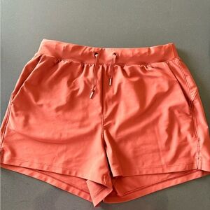 Old Navy Orange Athletic Shorts Lightweight Elastic Waist
